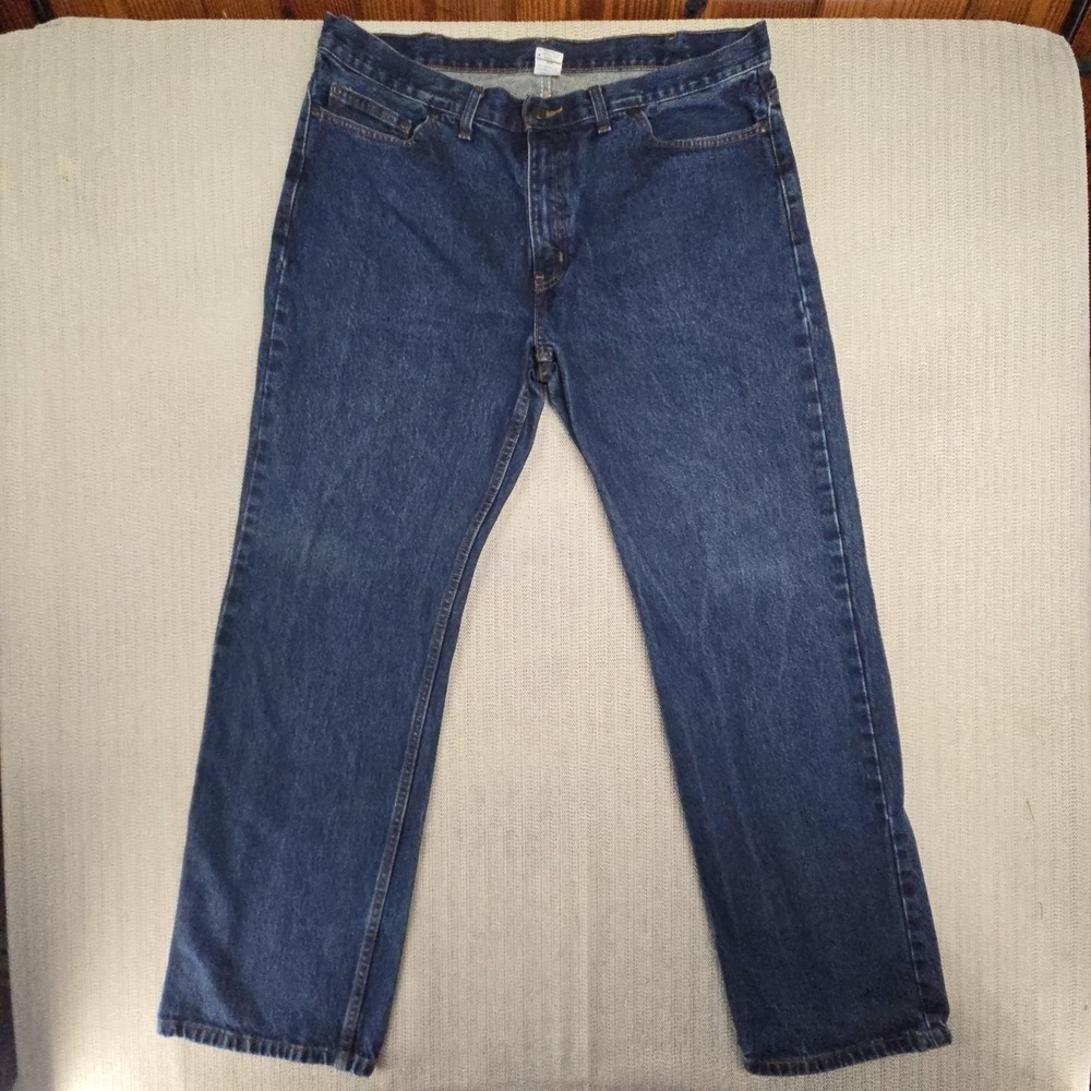 Faded Glory Jeans Mens 38x34 Blue‎ Medium Wash Relaxed Fit Straight Denim Pants